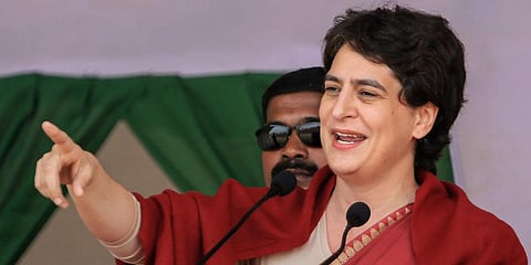 Congress general secretary Priyanka Gandhi (Photo | PTI)