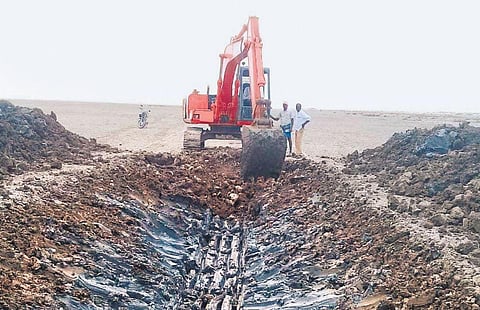 A filephoto of canal desilting in Muthupet mangrove forest in Thiruvarur | Express