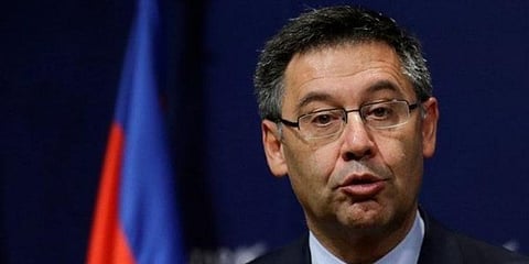 Former FC Barcelona president Josep Maria Bartomeu (Photo | AP)