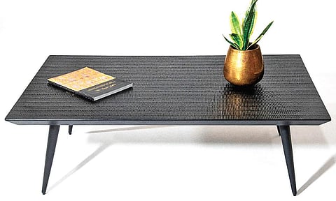 Bush hammered table  ​