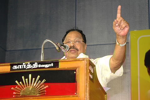 The octogenarian was elevated to DMK general secretary from treasurer last year (File photo)