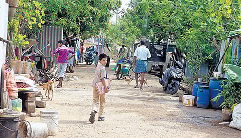 A child at a camp for Sri Lankan Tamil refugees near Vellore. (File photo| S Dinesh, EPS)