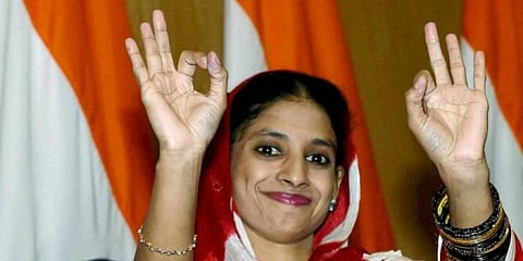 Geeta, the hearing and speech impaired woman, who returned from Pakistan in 2015. (Photo | PTI)