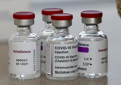 In this Feb. 5, 2021, file photo, vials AstraZeneca vaccine ready to be used at the Wellcome Centre in London. (Photo | AP)