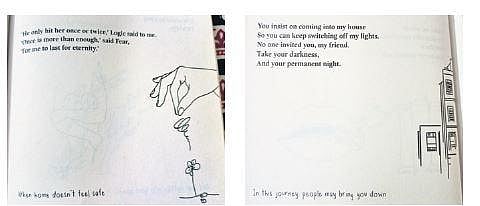 Verses with illustrations from To, The Bravest Person I Know