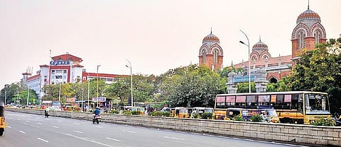 Kamarajar Salai opposite University of Madras, falling in the Chepauk-Tiruvallikeni segment | Debadatta mallick