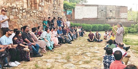 The tomb of Bijri Khan is located on the Venkateshwara Marg. (Photo| EPS)