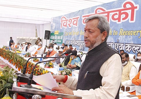 Uttarakhand Chief Minister Tirath Singh Rawat (Photo | EPS)