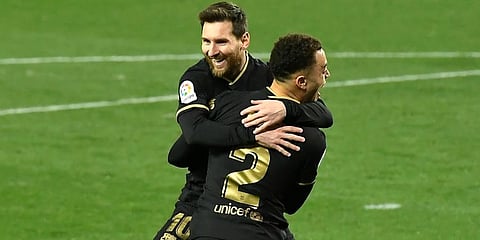 Barcelona striker Lionel Messi (Photo | AP)