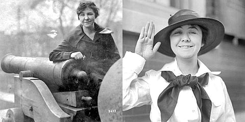 This 1917 photo released by the U.S. Navy shows the Navy's first female Chief Petty Officer Loretta Perfectus Walsh, who enlisted in 1917. (Photo | AP)