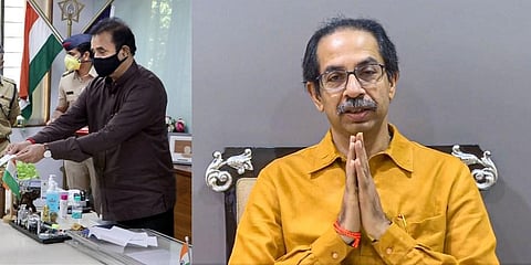 Maharashtra home minister Anil Deshmukh (L) and chief minister Uddhav Thackeray (Photos | PTI)