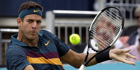 Former US Open champion Juan Martín del Potro (Photo | AP)