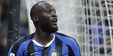 Inter Milan striker Romelu Lukaku (Photo | AP)