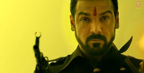 Bollywood actor John Abraham in a still form Mumbai Saga. (Photo | YoutTube Screengrab)