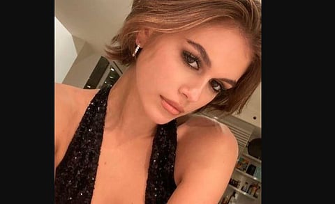 Actor-model Kaia Gerber. (Photo | Kaia Gerber Twitter)