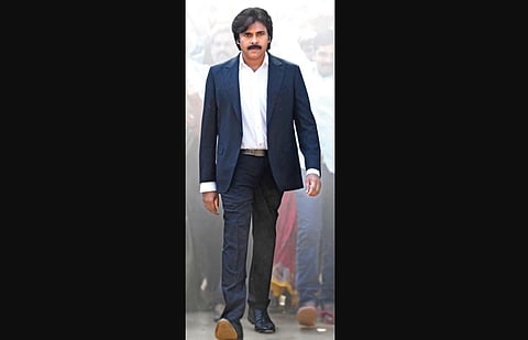 Pawan Kalyan in Vakeel Saab.