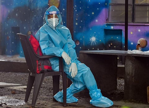 The active caseload breached the 4 lakh-mark again after around three-and-half months. (Photo | PTI)