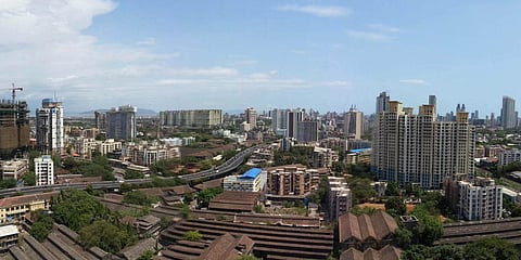 An aerial view of Lalbaug in Mumbai. (Photo| Special Arrangement)