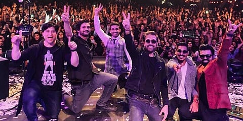 Pakistani band 'Strings' at a recent concert in Karachi. (Photo| Instagram)