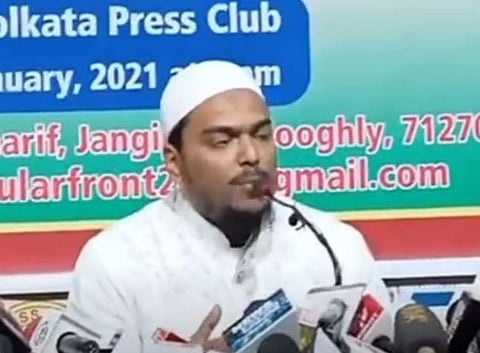 Abbas Siddiqui of Furfura Sharif  (Photo | Youtube screengrab)