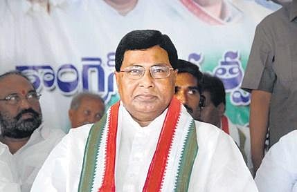 Former Telangana minister and Congress leader Kunduru Jana Reddy
