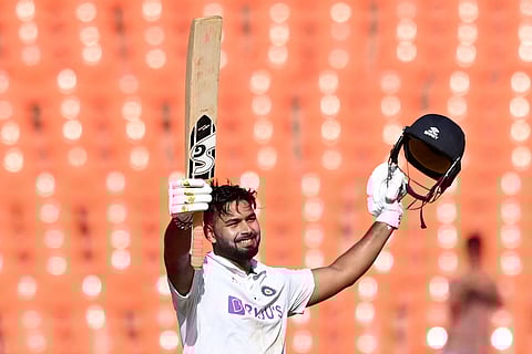 Rishabh Pant's match awareness was on display when he put India in control during the second day of the fourth Test against England in Ahmedabad. (Photo | AFP)