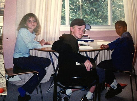 Tom Felton (in centre) played Slytherin Draco Malfoy in the beloved series. (Photo | Tom Felton Official Twitter)