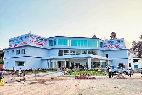 The dialysis centre has been set up in a new building in Gurdwara campus | express