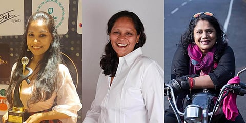 (From left) Hollini Pallavi Patnaik, Jayshree Hatangadi and Vaishali Kulkarni. (Photo| EPS)