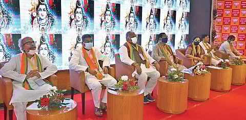 BJP leaders attending Odisha state executive meeting in Bhubaneswar | irfana