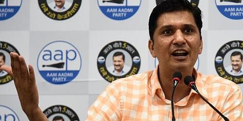 AAP spokesperson Saurabh Bhardwaj (Photo | EPS)
