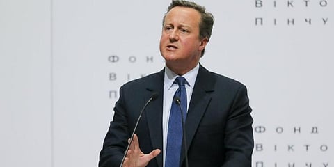 Former British PM David Cameron (Photo | AP)