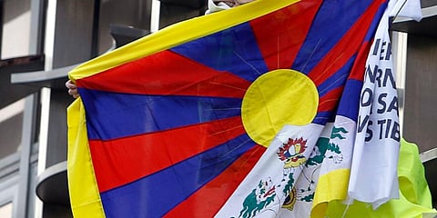 Tibet Flag (Photo | AFP)