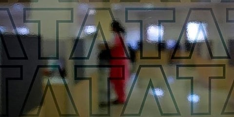 An employee of TCS at company headquarters in Mumbai. (File Photo | Reuters)