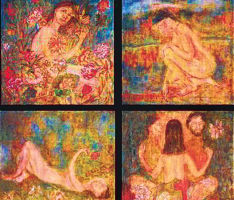 Hazaaron Khwaishein Aisi Ki Har Khwaish Pe Dam Nikle by (inset) Jyotika Sehgal