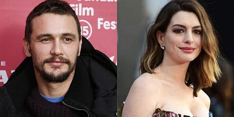 Actors James Franco (L) and Anne Hathaway (R) (File Photos | AP)