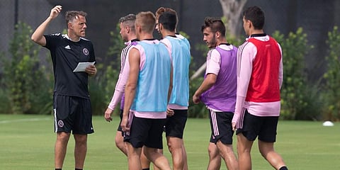 Inter Miami head coach Phil Neville (Photo | AP)