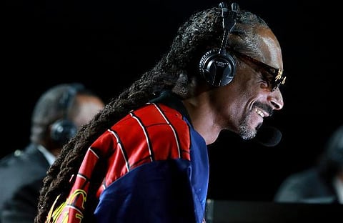 Snoop Dogg performs onstage at an exhibition boxing bout between Mike Tyson and Roy Jones Jr in Los Angeles. (Photo | AP)