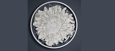 The ordered chaos of paper: Sachin George Sebastian’s exhibition draws theme of India’s urban landscape