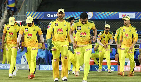 Image of Chennai Super Kings team used for representational purpose.