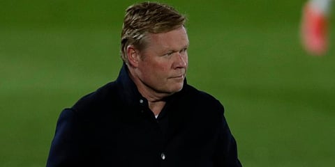 Barcelona coach Ronald Koeman (Photo | AP)