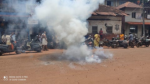Celebrations at Gokarna after the Supreme Court decision (Photo: Special arrangement)
