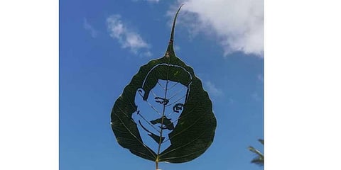 Lockdown turns this doodler into leaf artist