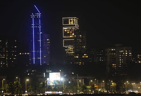 Mukesh Ambani's residence 'Anitlia'. (File | AP)