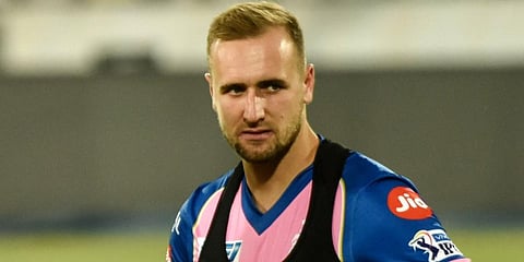 Rajasthan Royals batsman Liam Livingstone (Photo | AP)