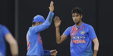 Indian all-rounder Washington Sundar (Photo | AP)