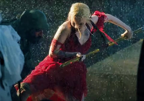 Margot Robbie seen in James Gunn's 'The Suicide Squad'.