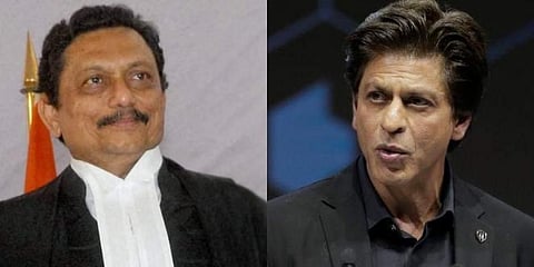 CJI S A Bobde (Left) and actor Shahrukh Khan (Right)