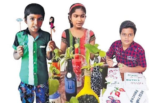 Students presenting their chosen topics for the video programmes