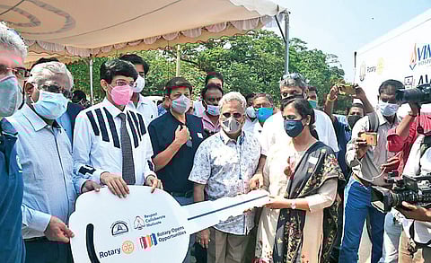Rotary Club of Madras joins fight against Covid 19